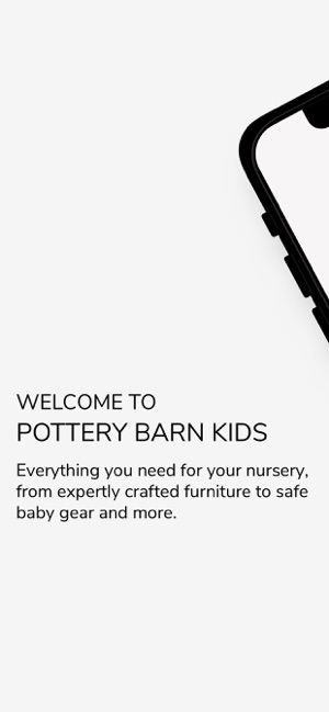 pottery barn kids find a registry