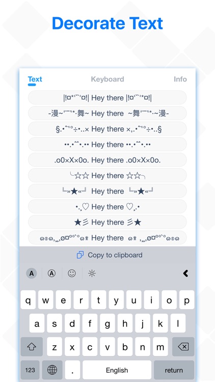 Keyboard Characters & Symbols screenshot-3
