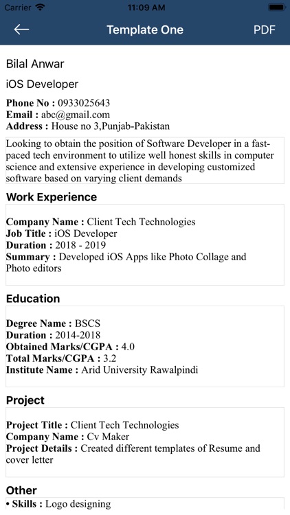 Resume Builder & Cover Letters screenshot-6