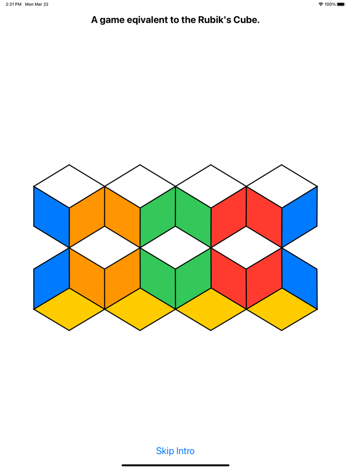 Lateral Cube-Like Rubiks Cube