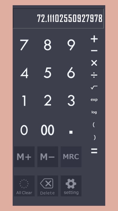 Simple Calculator *FLAT calc screenshot 2