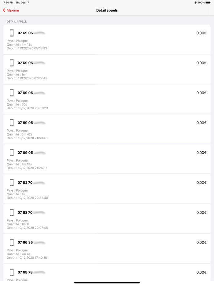 Mon compte pour Free-Mobile