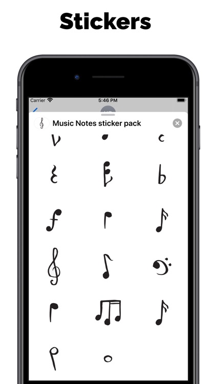 Music Notes - stickers & emoji