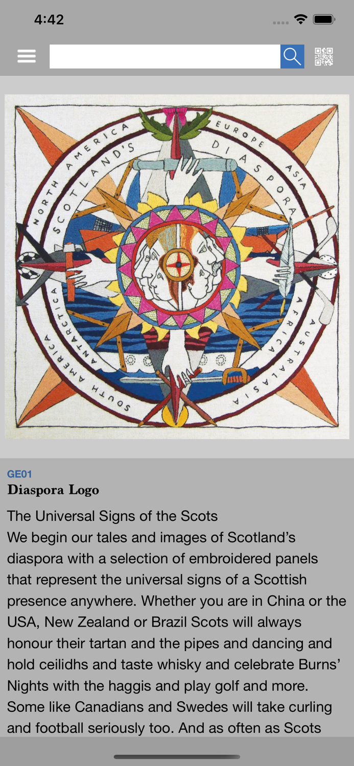 Scottish Diaspora Tapestry
