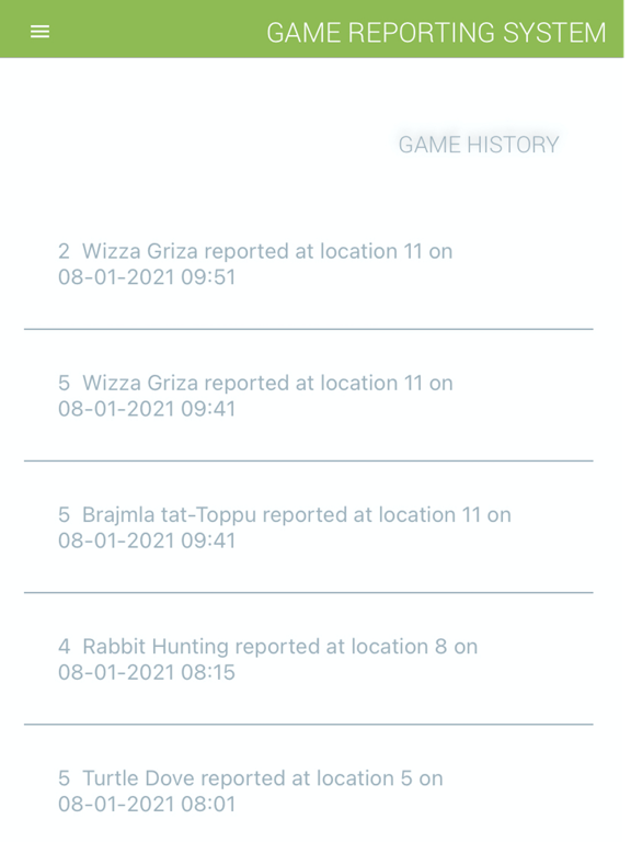 Game Reporting MT screenshot 4