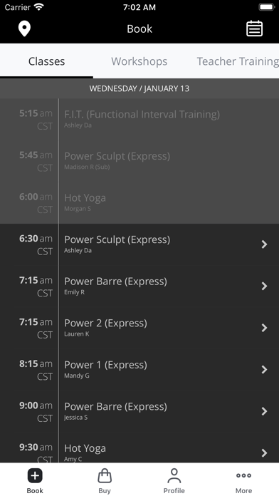 Power Life Yoga Barre Fitness screenshot 2