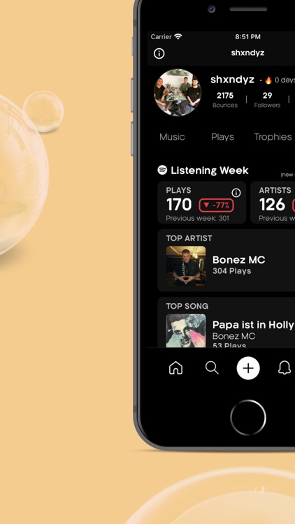 Bouncy: Social Music Discovery screenshot-4