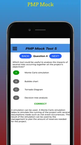 Game screenshot PMP Mock Test hack