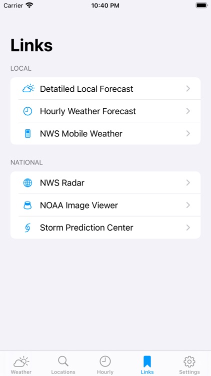 Simple NOAA Weather screenshot-4