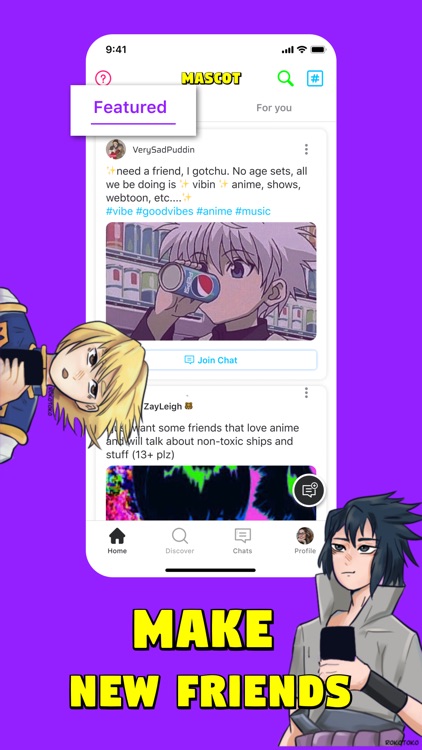Mascot - Chat For Weebs