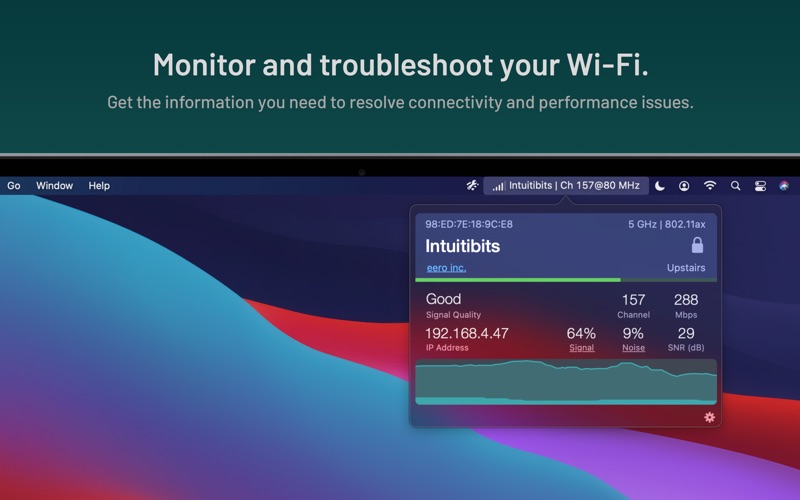 Wifi signal: status monitor 4 2 14