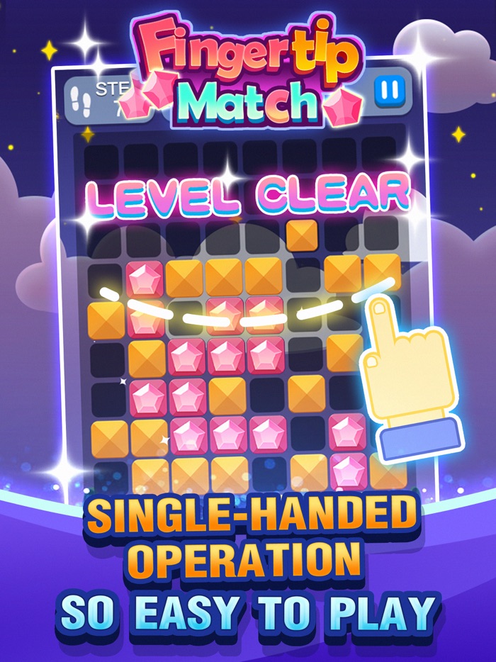 Fingertip Match-Puzzle go