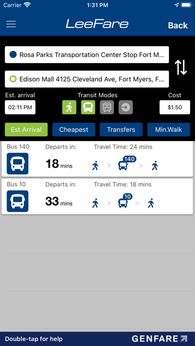 Lee County Transit Mobile App screenshot 3