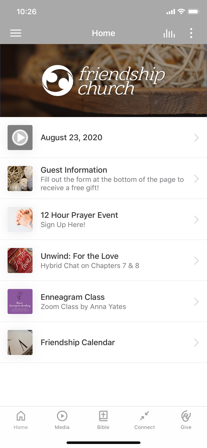Friendship Church App