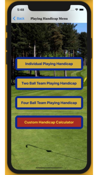 Screenshot #2 pour Golf Handicap Buddy