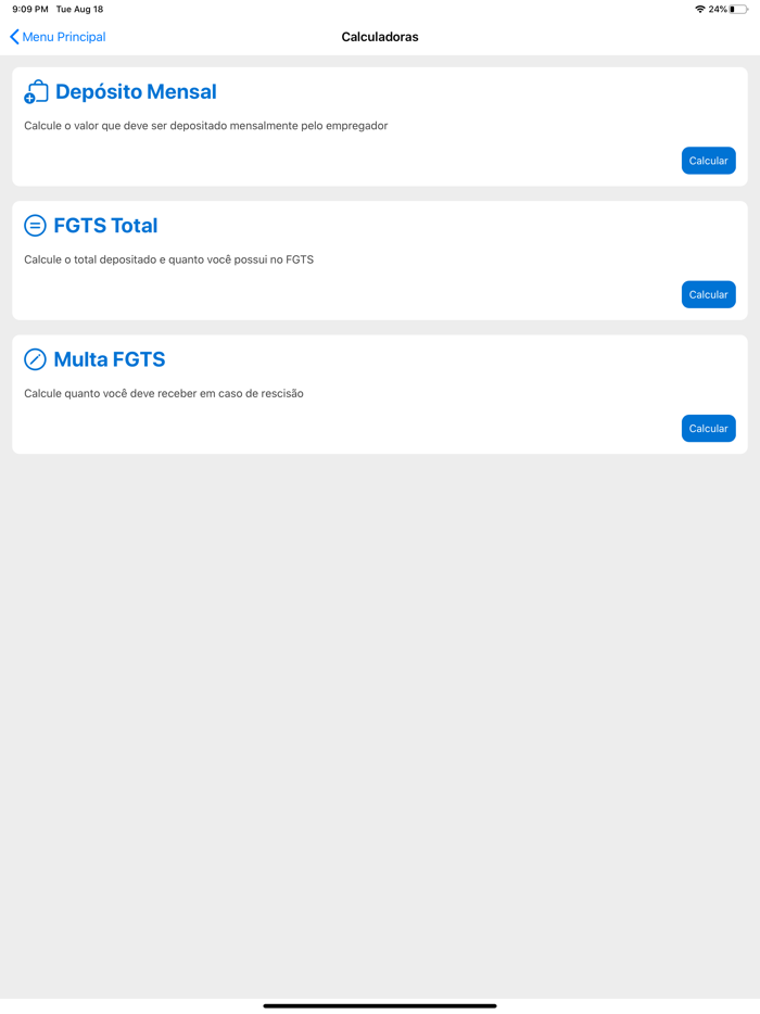 Calculadora FGTS