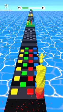 Game screenshot Color Stack Surfer! apk