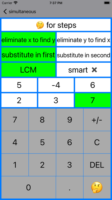 How to cancel & delete Simultaneous Linear Equations from iphone & ipad 1