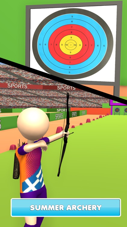 Summer Athletics Events 3D