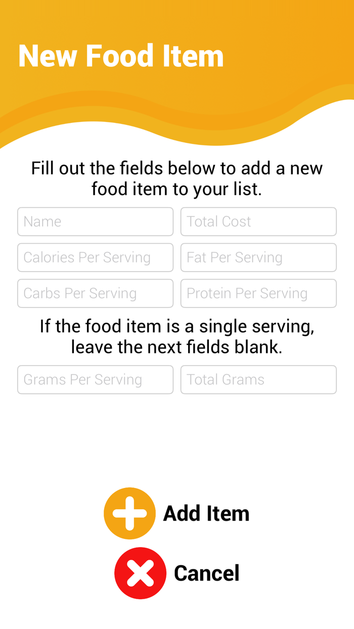 Calories Per Dollar Calculator