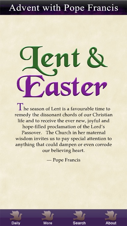 Lent-Easter with Pope Francis screenshot-1