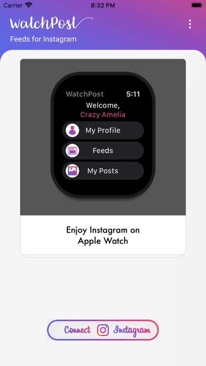 WatchPost for Instagram Feeds