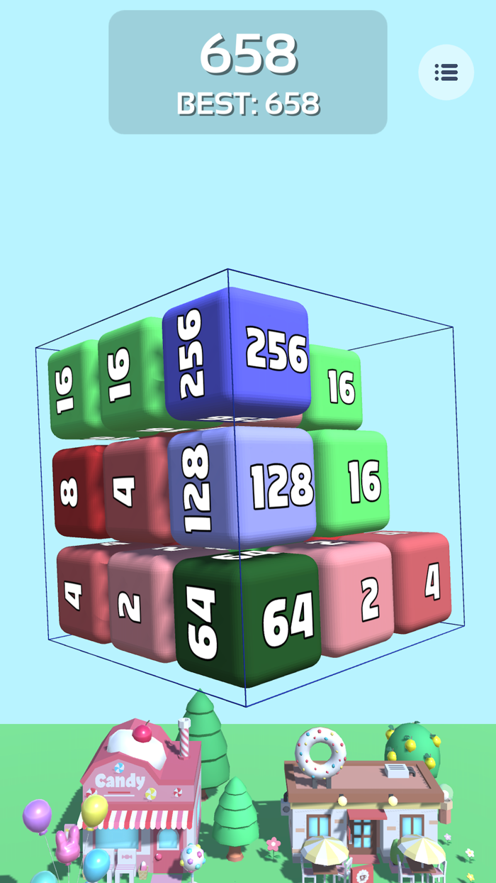 2048 3D - The Cube