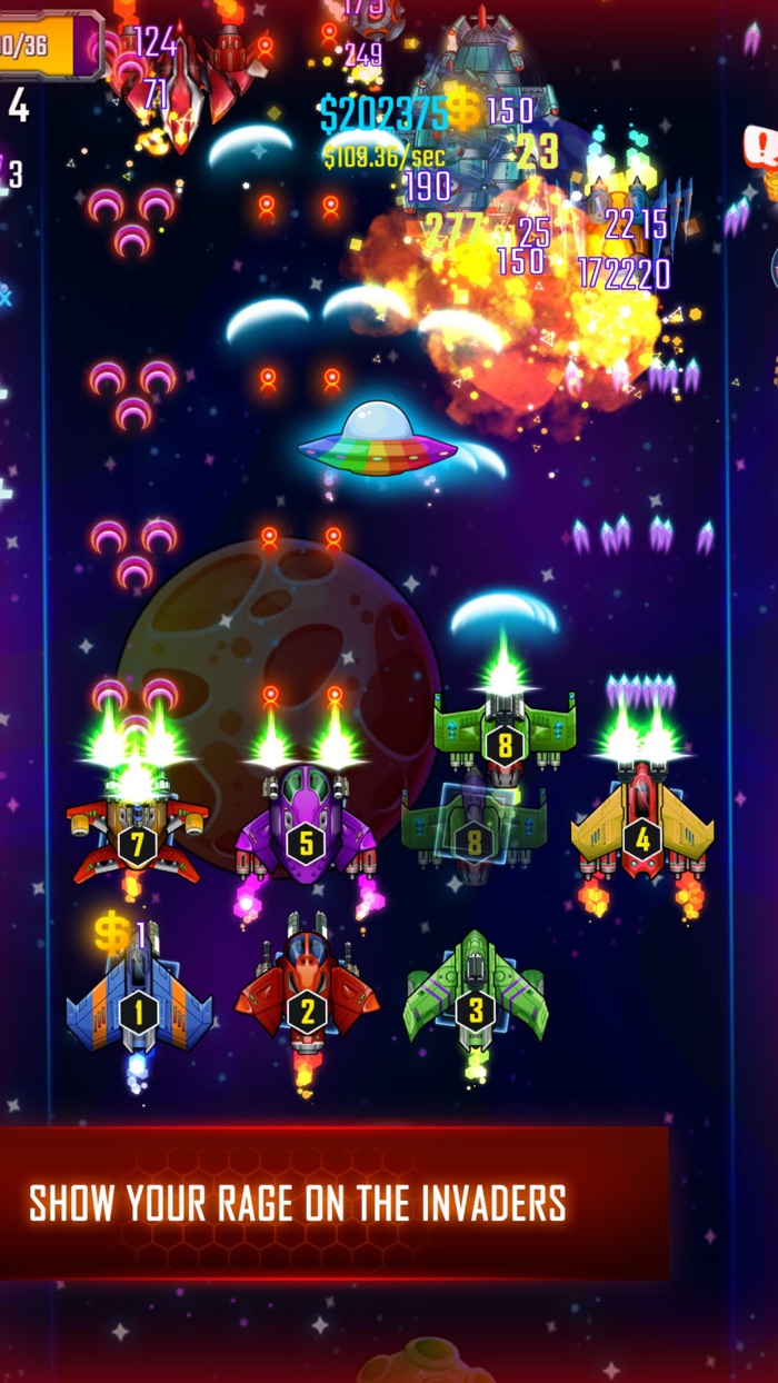 Space Defenders Merge  Idle