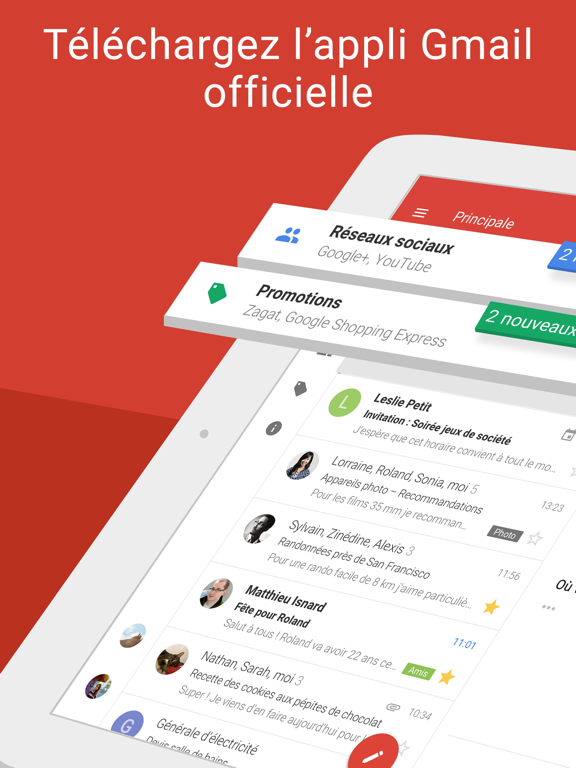 Gmail – l'e-mail Google Gmail – l'e-mail Google