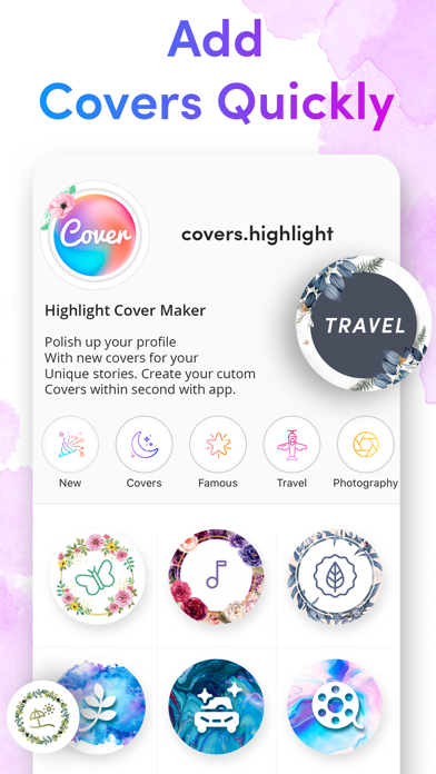 Cover Highlights + logo maker