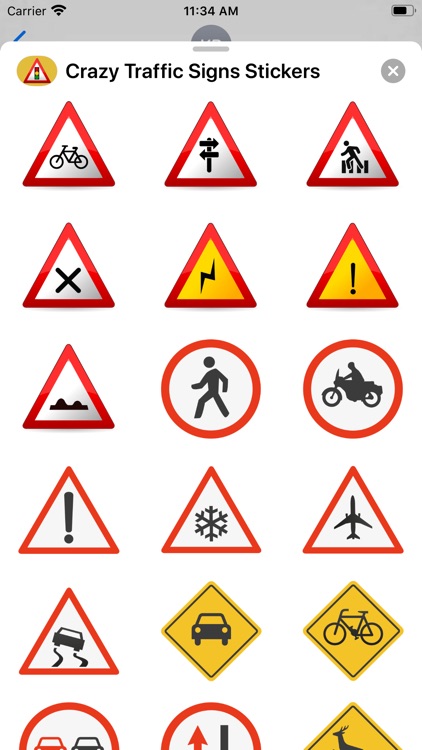 Crazy Traffic Signs Stickers screenshot-3