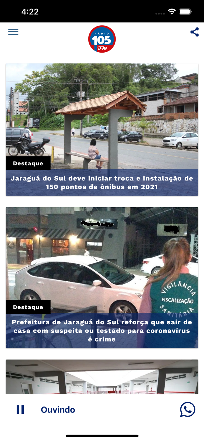 FM 105JARAGUA DO SULSCBR