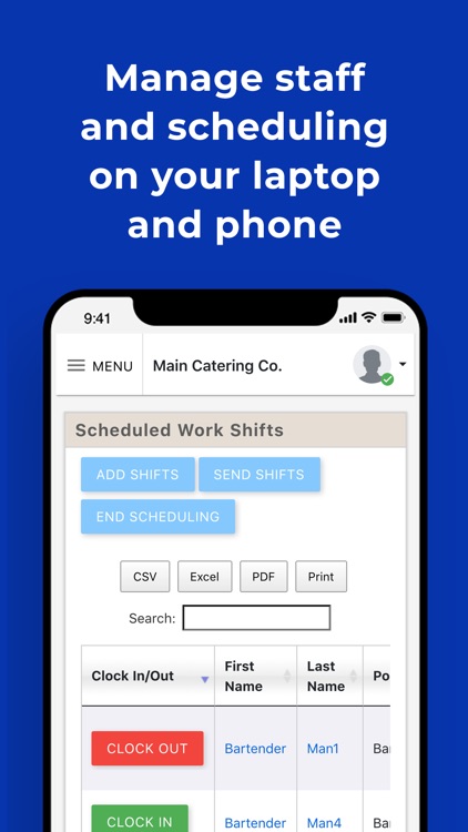 Event Staff App