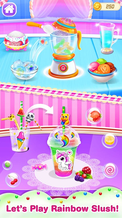 Rainbow Unicorn Slush Maker screenshot-4