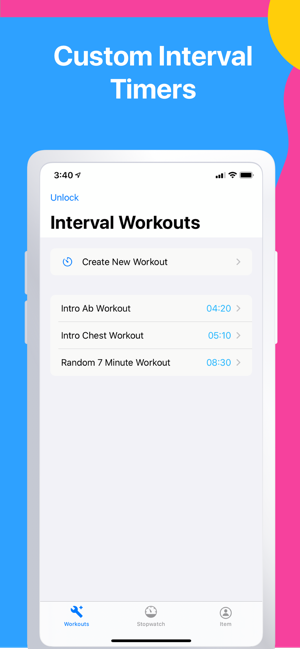 Intervals Workout Timer Tabata