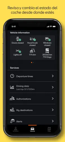 Capture 2 SEAT CONNECT App iphone