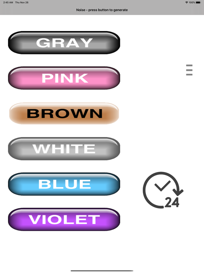 Noise gray pink brown white