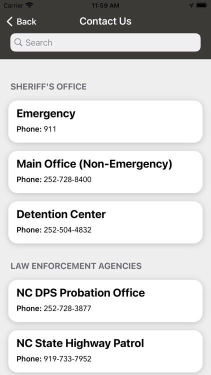 Carteret County Sheriff