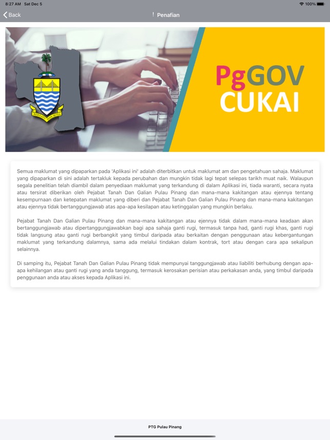 PgGOV Cukai on the App Store