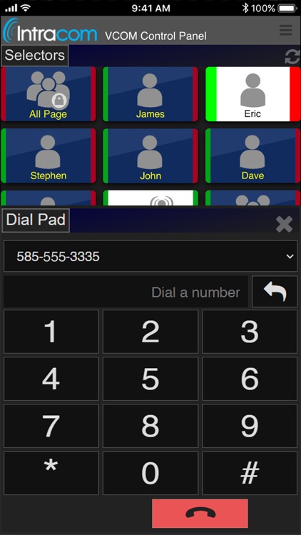 VCOM WebRTC Control Panel screenshot-4