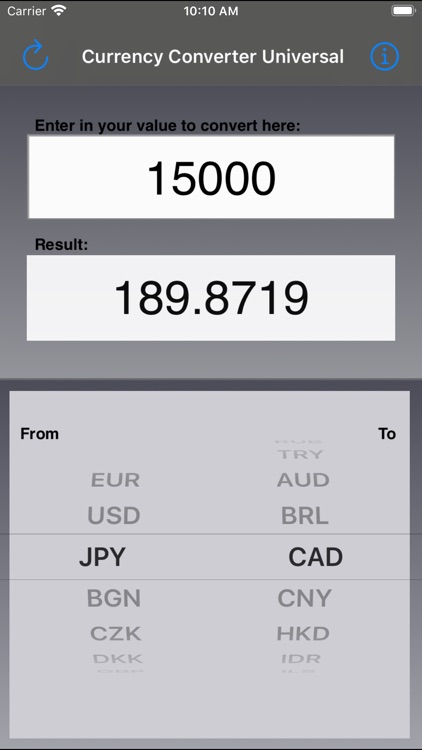 Currency Converter Universal screenshot-3