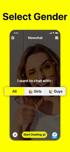 Screenshot 1 Nowchat - Random Video Chat iphone