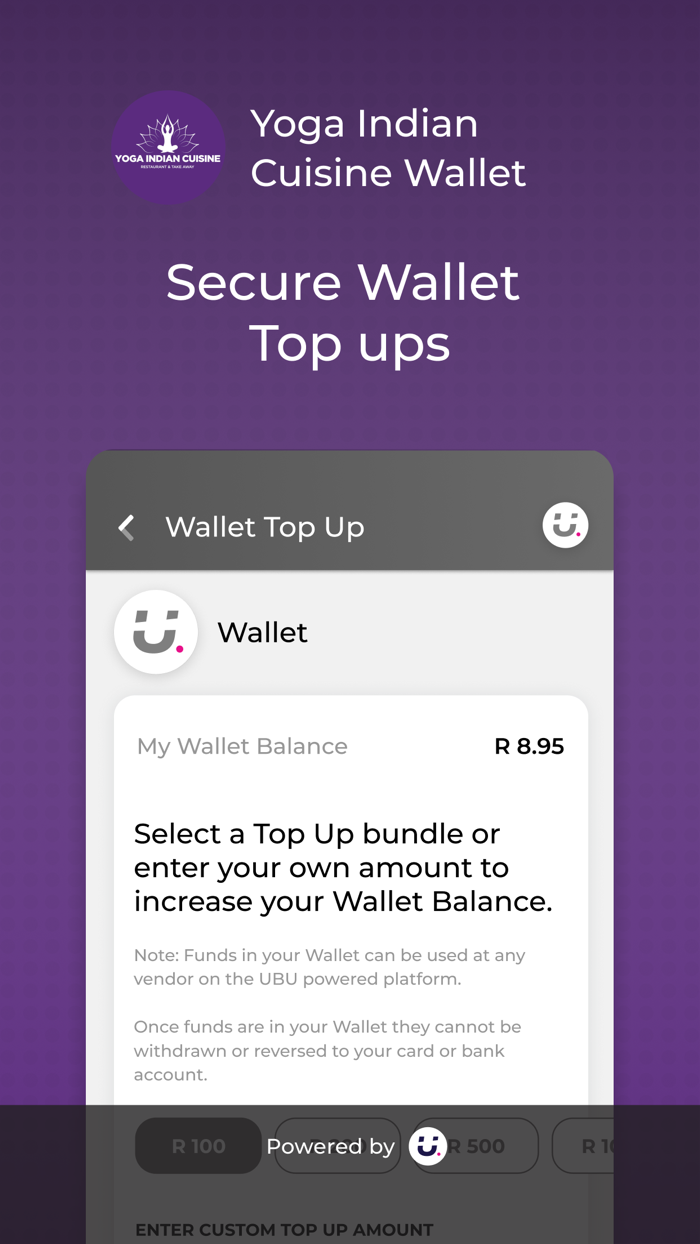 Yoga Indian Cuisine Wallet