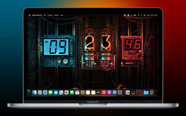 Digital Clock 3d をmac App Storeで