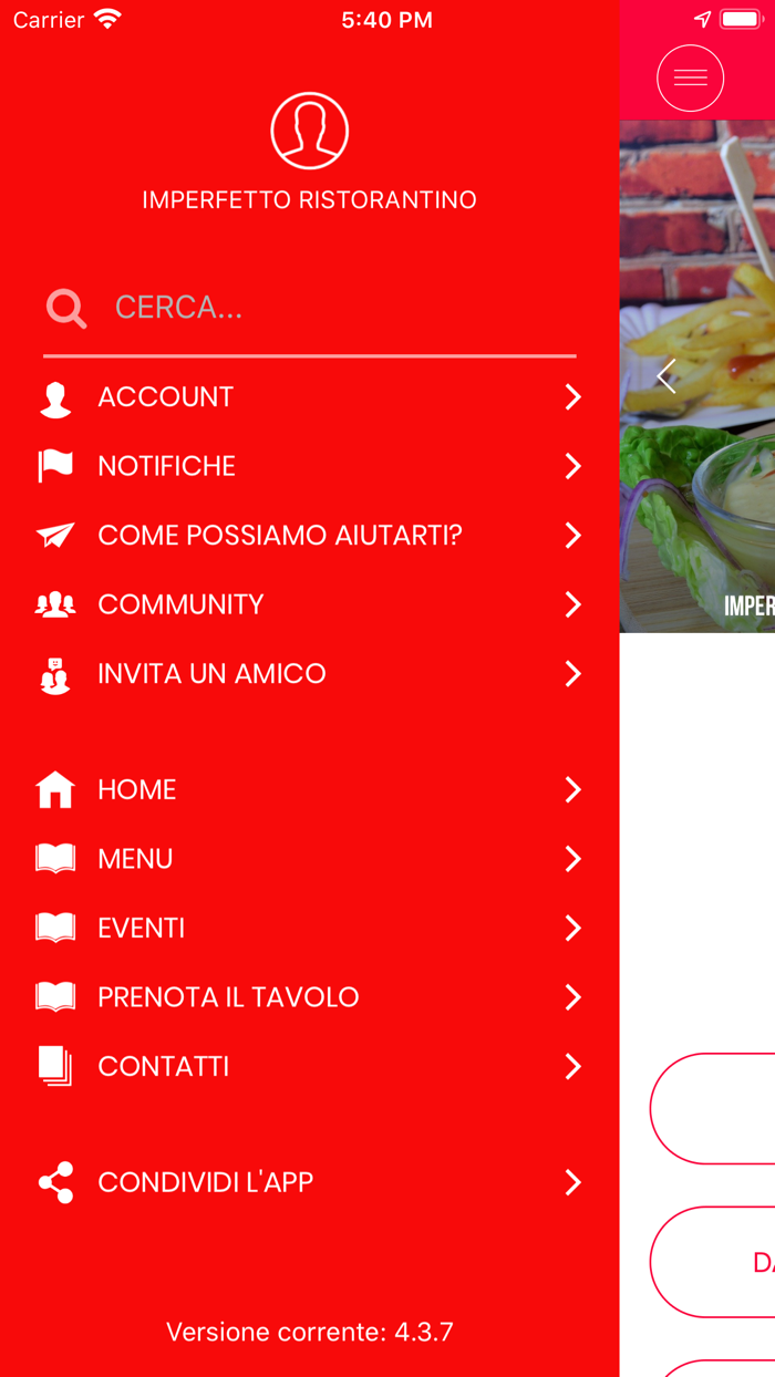 Imperfetto Ristorantino