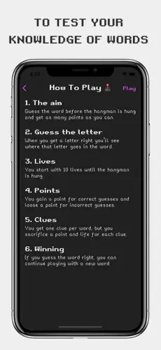 Captura de Pantalla 4 HappyMod - Hangman Word iphone