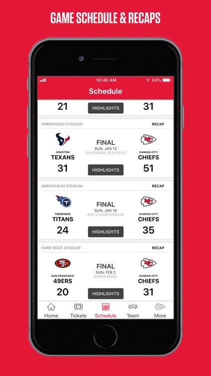 Kansas City Chiefs screenshot-3