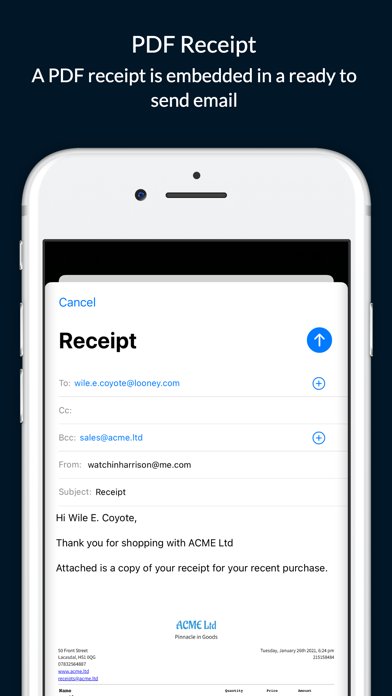 How to cancel & delete Business Receipts from iphone & ipad 3