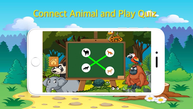 Connect Animal and Play Quiz screenshot-3