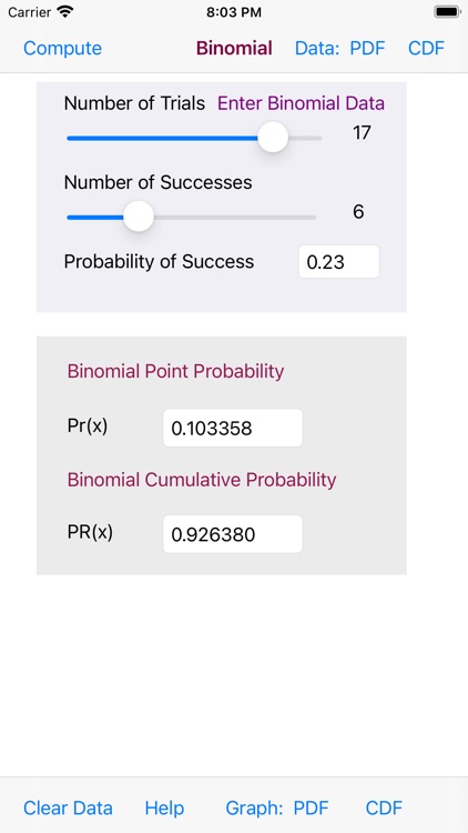 Binomial Distribution screenshot-8